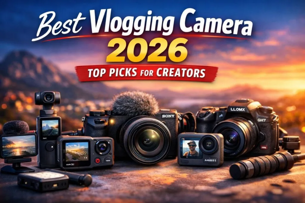 Best vlogging camera 2026 featuring top cameras for YouTube, travel, and content creators