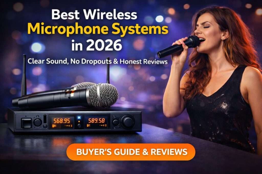 best wireless microphone systems in 2026 for stage events and professional use